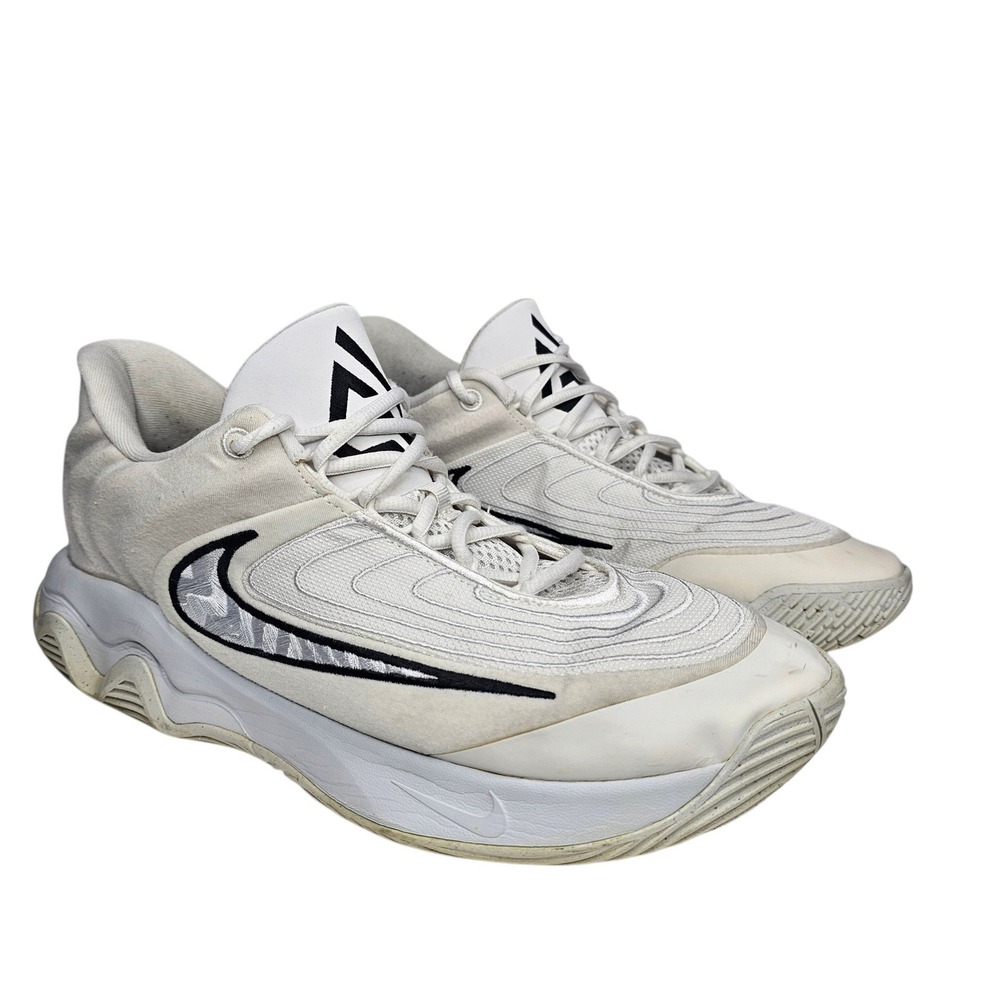 Nike Giannis Immortality 4 Mens 12 White Basketball Shoes FQ3680-100 Sneaker